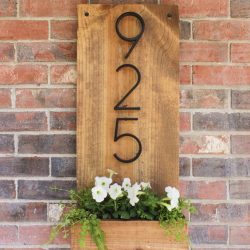 Formas criativas para você personalizar a placa com o número da sua casa