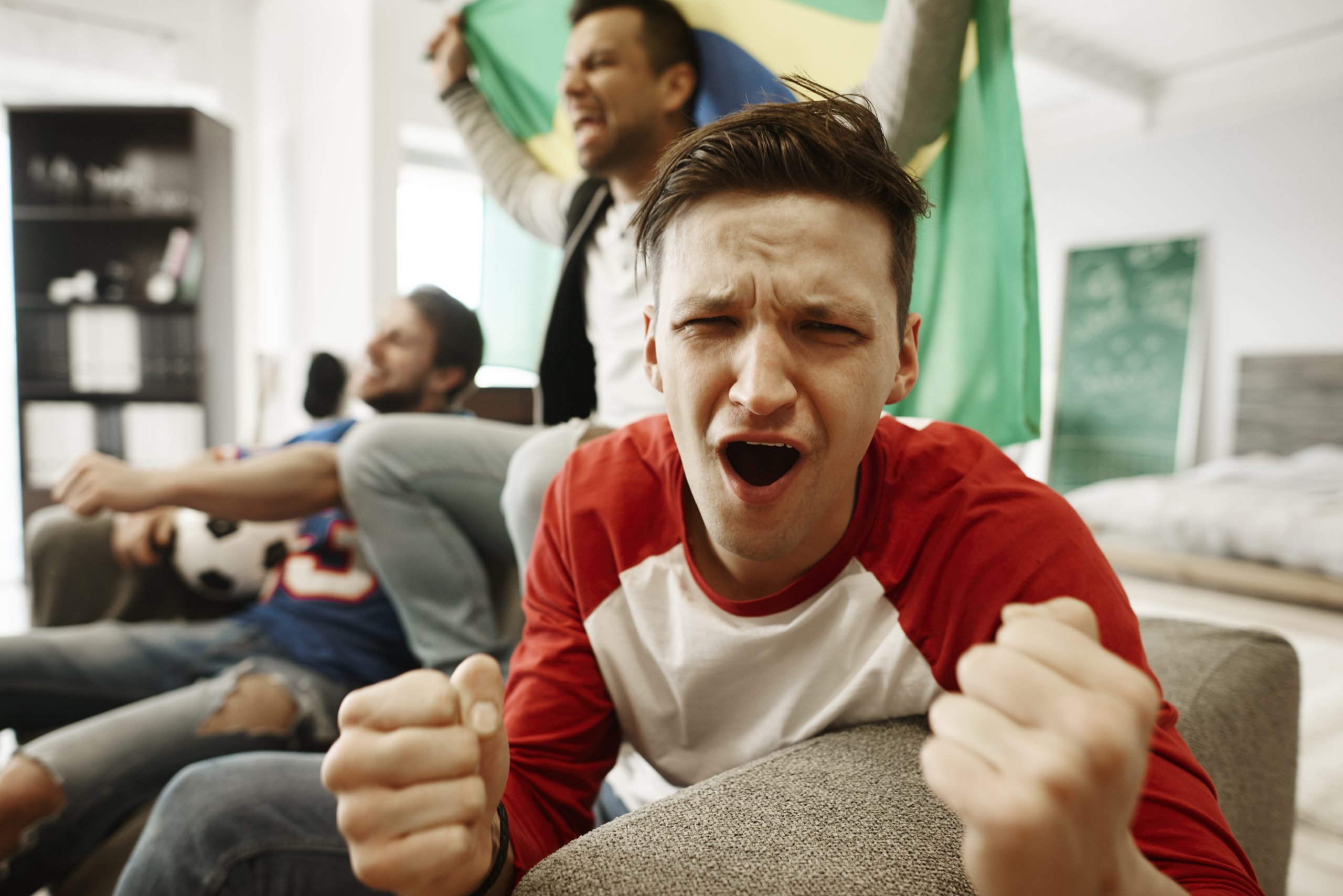 Fan is disappointed with soccer game