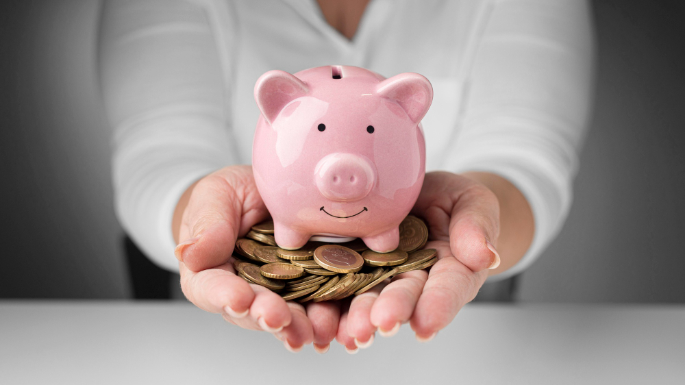 front-view-financial-elements-arrangement-with-coins