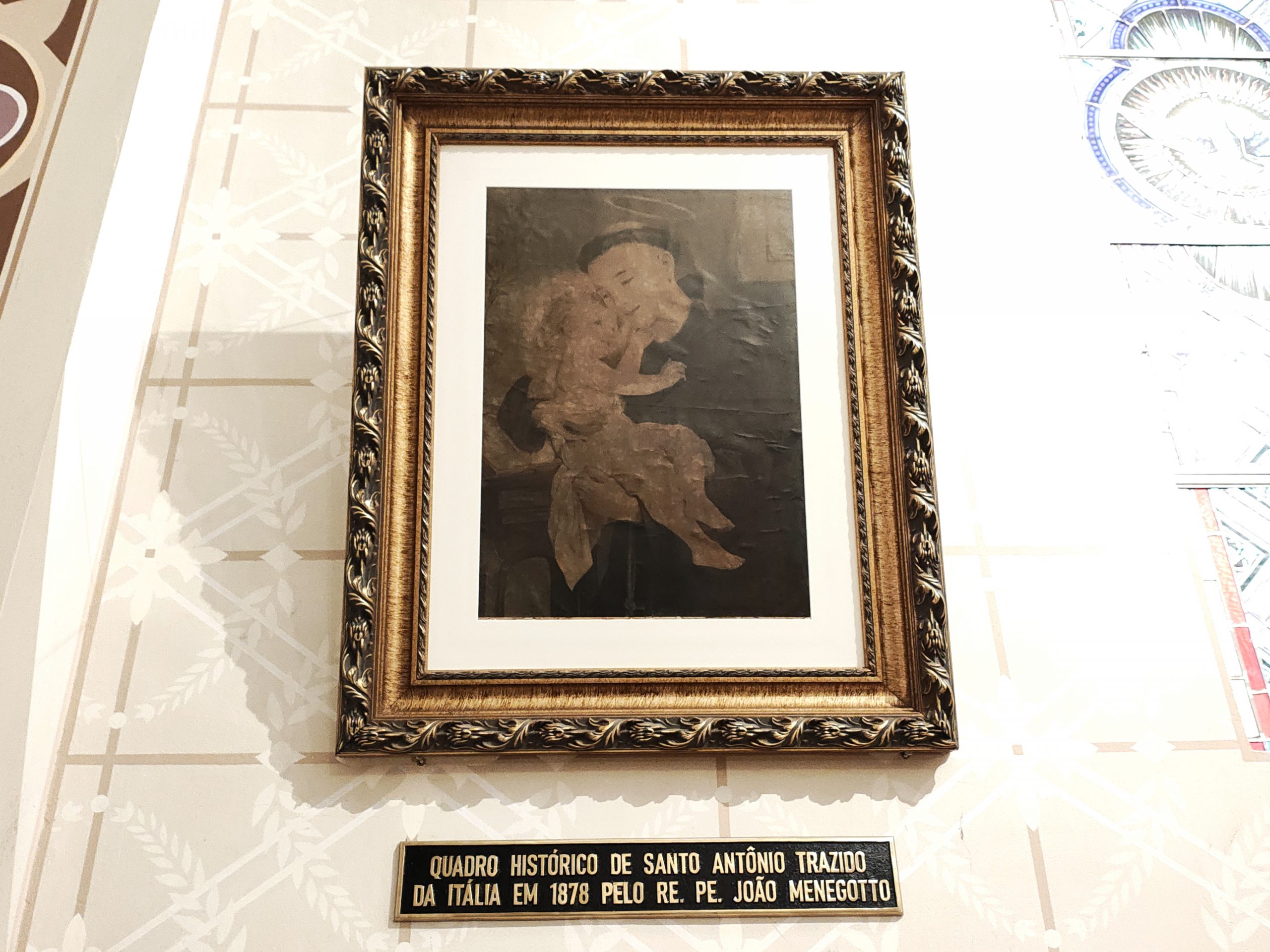Quadro Histórico trazido em 1878 - Foto Felipe Padilha