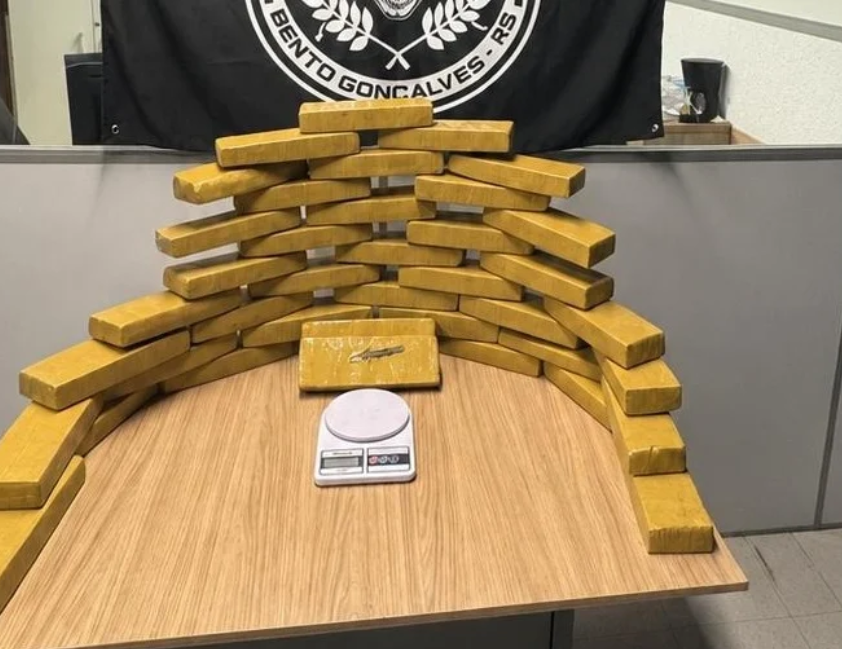 Maconha estava dividida em 40 tijolos escondidos em imóvel do Bairro Municipal durante ação da Guarda Civil Municipal