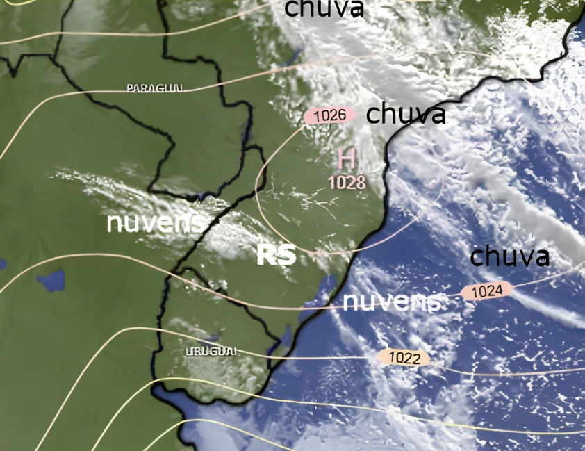 Frio segue no RS e chuva deve avançar no fim de semana, aponta meteorologista