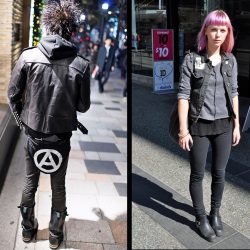 Tendência da moda punk nos anos 70 e 80