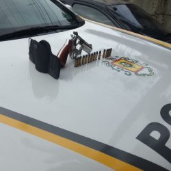 Jovem preso por porte ilegal de arma no Conceição