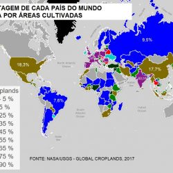 Nasa confirma pesquisa da Embrapa de que apenas  7,6% do território brasileiro é cultivado