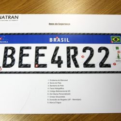 Brasil vai adotar nova placa de veículos a partir de setembro