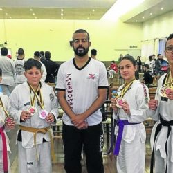 Atletas Bento de Taekwondo sobem ao pódio em Festival de Artes Marciais