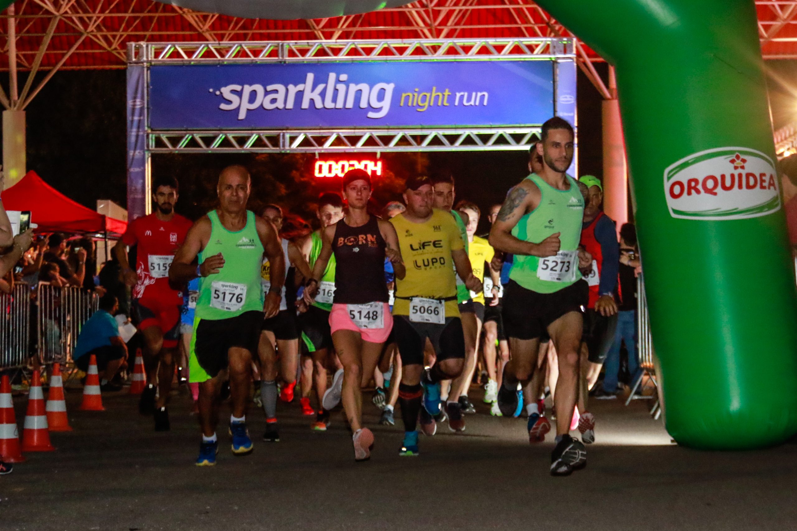 corrida noturna