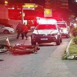 Motociclista morre em acidente na avenida São Roque
