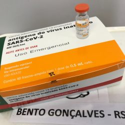 Lote com 1.950 doses de vacinas contra a covid-19 chegam a Bento