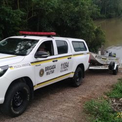 Brigada Ambiental inspeciona Rio das Antas contra pesca predatória