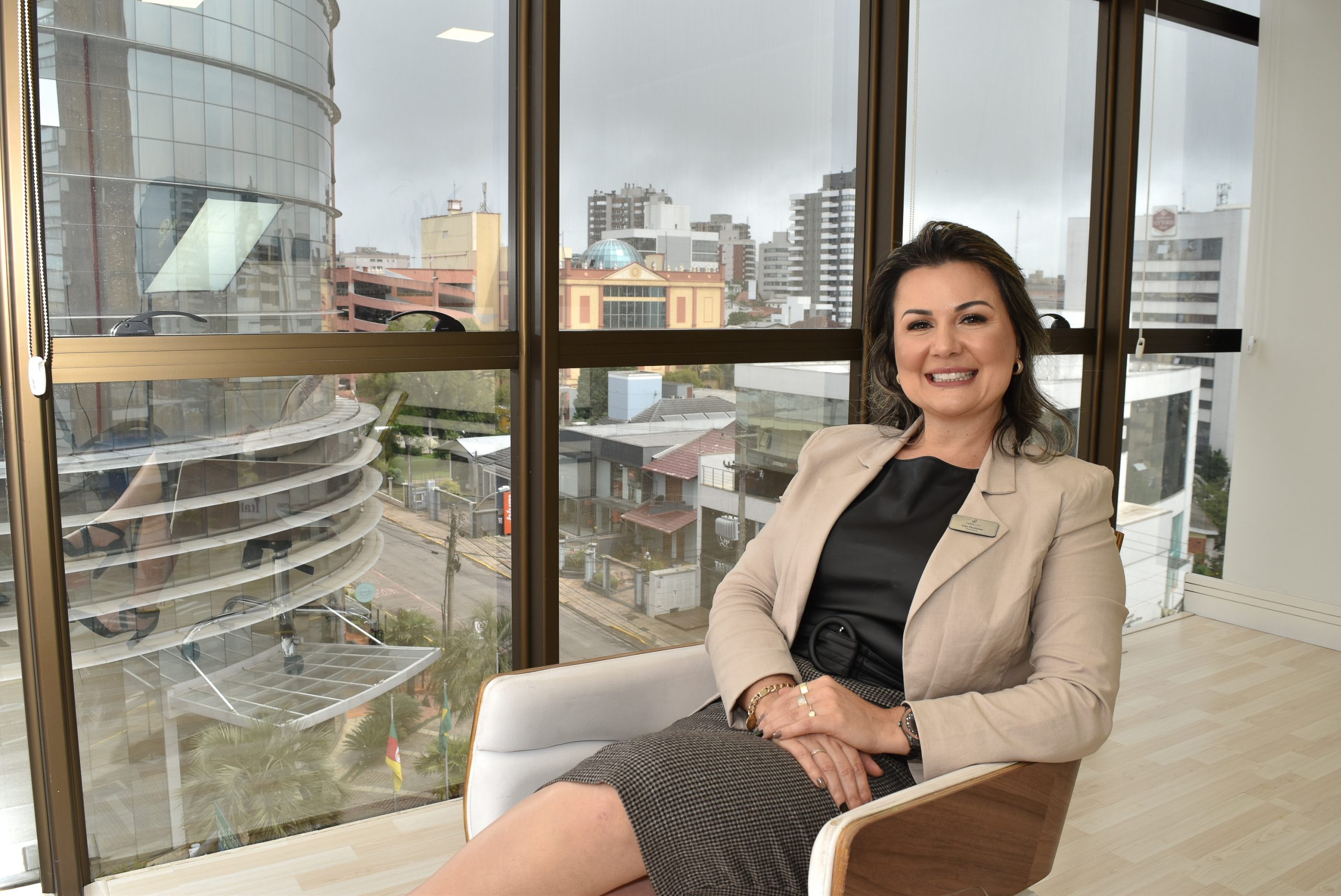 A empresária Cleivânia Oselame: "“Nossa missão é muito maior que cuidar dos dentes, mas entregar sonhos, saúde e beleza""