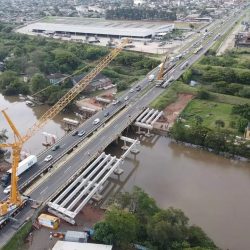 DNIT alerta para novas interdições na BR-116 para obras nas pontes sobre o Rio dos Sinos