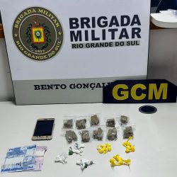 Equipe da Brigada Militar, prende um procurado pela justiça que transportava drogas 