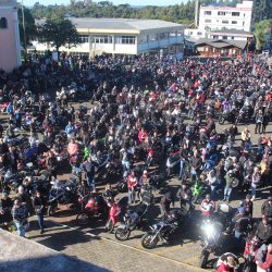 Mais de 4 mil pessoas na Romaria dos Motociclistas em Caravaggio