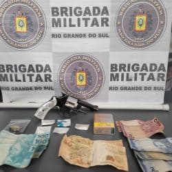 Brigada Militar em patrulhamento prende casal  com armas e drogas em Bento Gonçalves