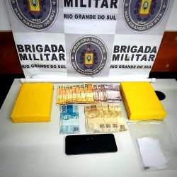 BM prende casal em Bento Gonçalves com dois quilos de cocaína