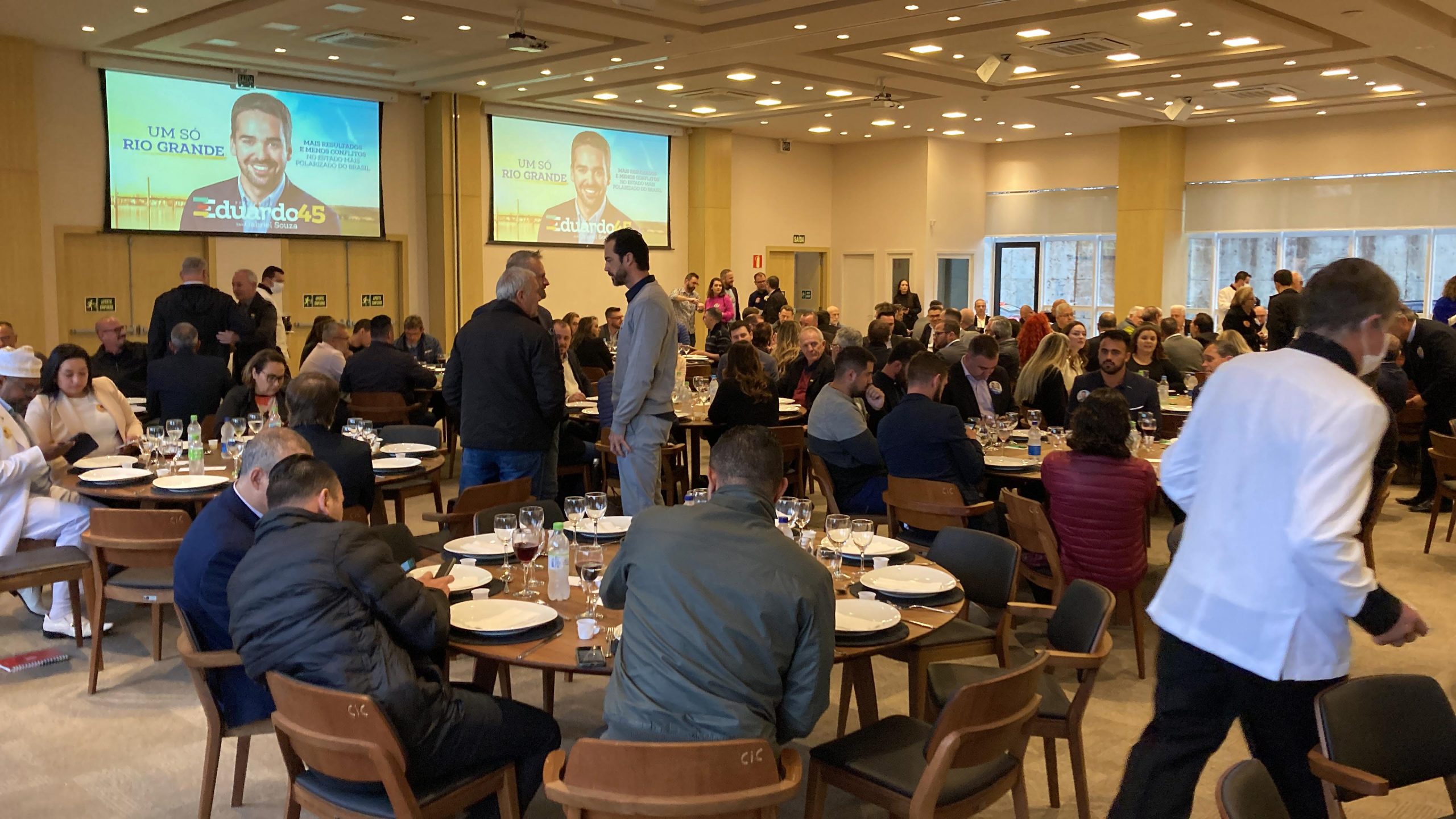 CIC-BG recebeu candidato Eduardo Leite