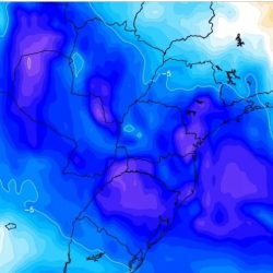 Está preparado? Modelos metereológicos indicam potente massa de ar frio na próxima semana