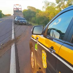 BMW de Bento Gonçalves sofre grave acidente em Itaqui