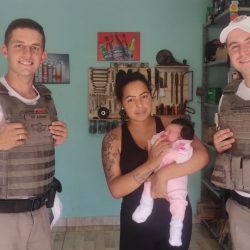 BM salva bebê de engasgo em Bento Gonçalves