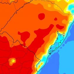 Segunda-feira com calor de 40ºC  no RS: semana  inicia escaldante