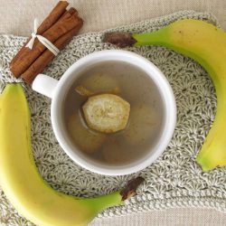 Chá  de casca de banana que promete emagrecer em 15 dias