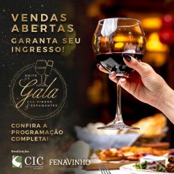 Noite de Gala dos Vinhos e Espumantes  abre venda de ingressos
