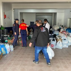 Corpo de  Bombeiros de Bento Gonçalves centraliza  recebimento de doações