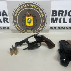 BM prende homem  no Juventude, por porte ilegal de arma