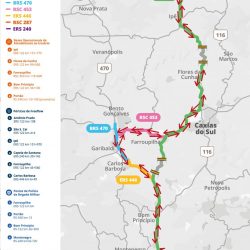 CSG libera trechos de rodovias e recupera trafegabilidade entre municípios do Vale do Caí e Serra Gaúcha
