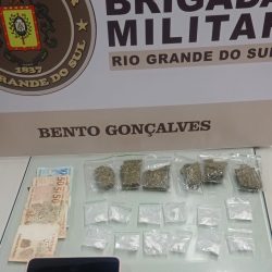 Preso  casal de traficantes com 12 papelotes de cocaína  no bairro Botafogo