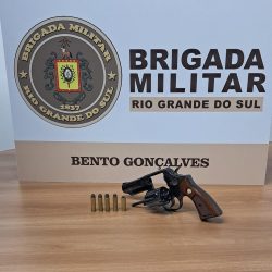 BM prende homem por porte ilegal de arma em Bento Gonçalves