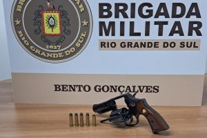 BM prende homem por porte ilegal de arma em Bento Gonçalves