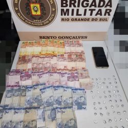 Brigada Militar prende homem por tráfico de drogas em Bento Gonçalves