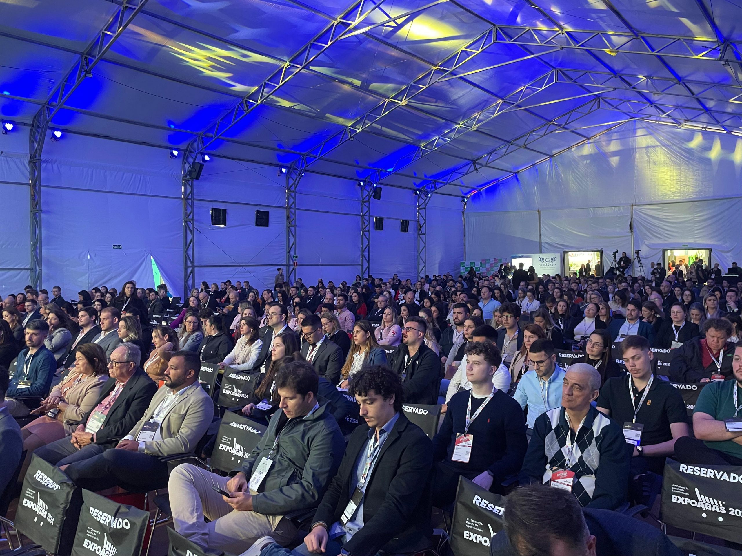 Público participou da palestra da AGAS Jovem na Expoagas em 2024 - Credito Exata Comunicação