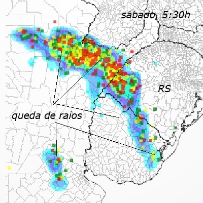 Chuva intensa e ventos fortes marcam o fim de semana no RS, segundo o meteorologista Cleo Kuhn.