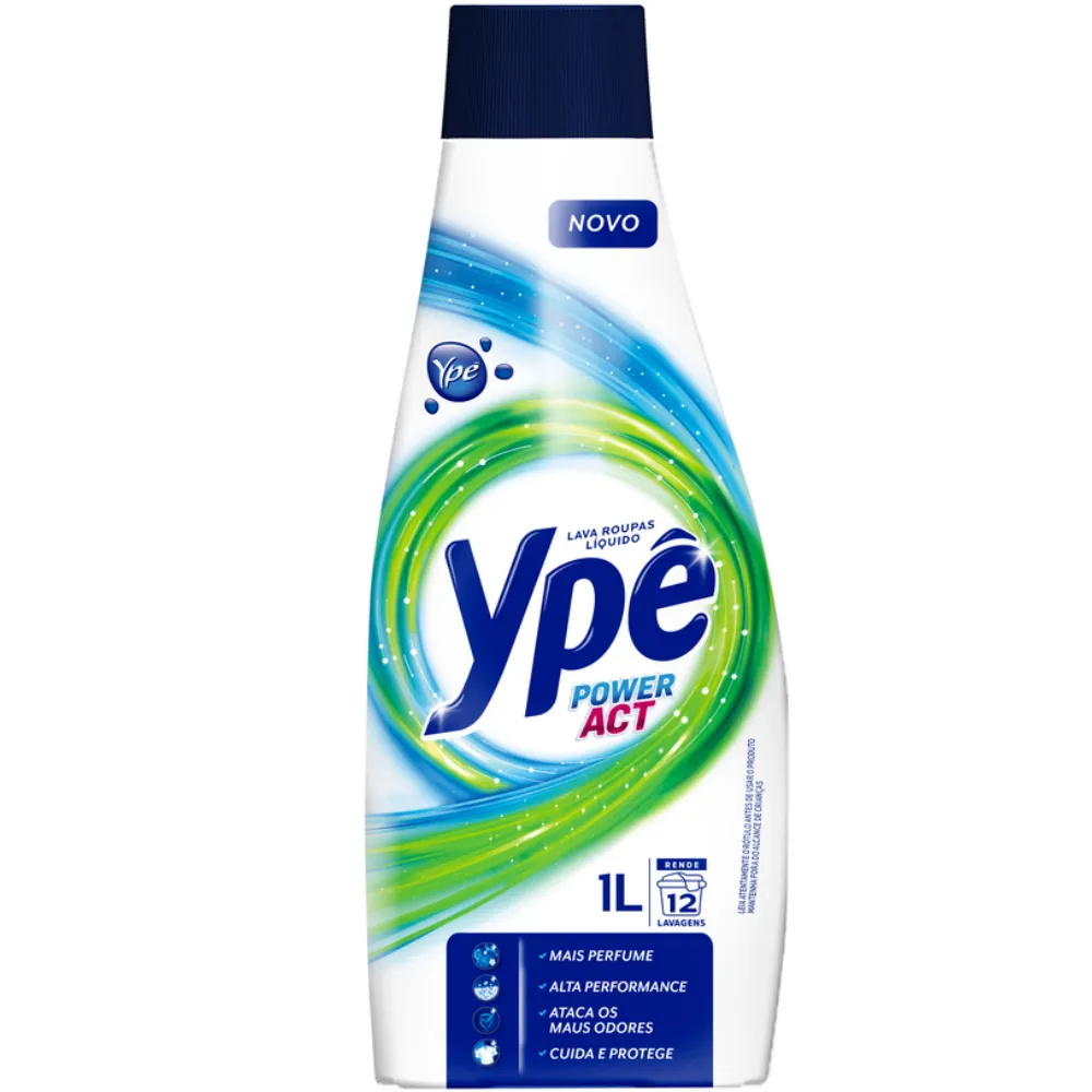 Lote de sabão líquido Ypê Power Act recolhido após contaminação identificada pela Anvisa