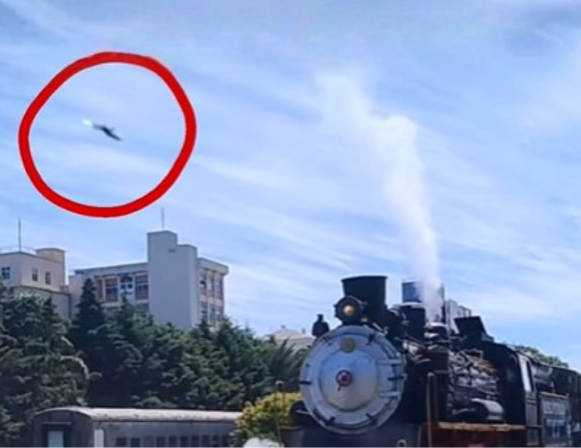 “Empresário registra possível Onvi ao filmar a chegada da Maria Fumaça em Bento Gonçalves”