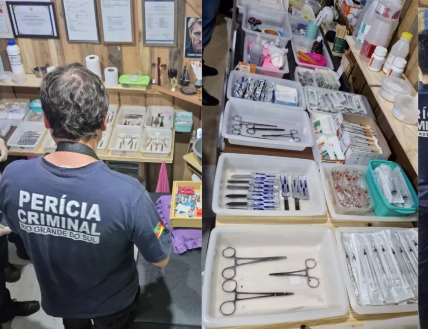 Centro espírita é fechado pela Polícia Civil por realizar cirurgias clandestinas e transmitir procedimentos online.