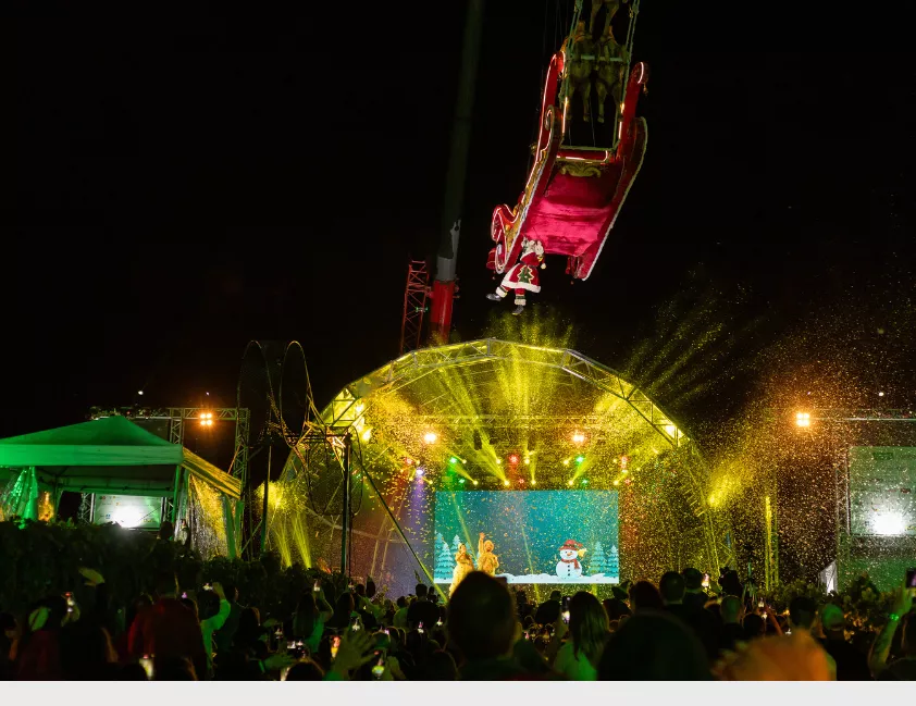 Natal inicia no Vale dos Vinhedos com shows gratuitos, gastronomia regional e atrações especiais até 13 de dezembro.