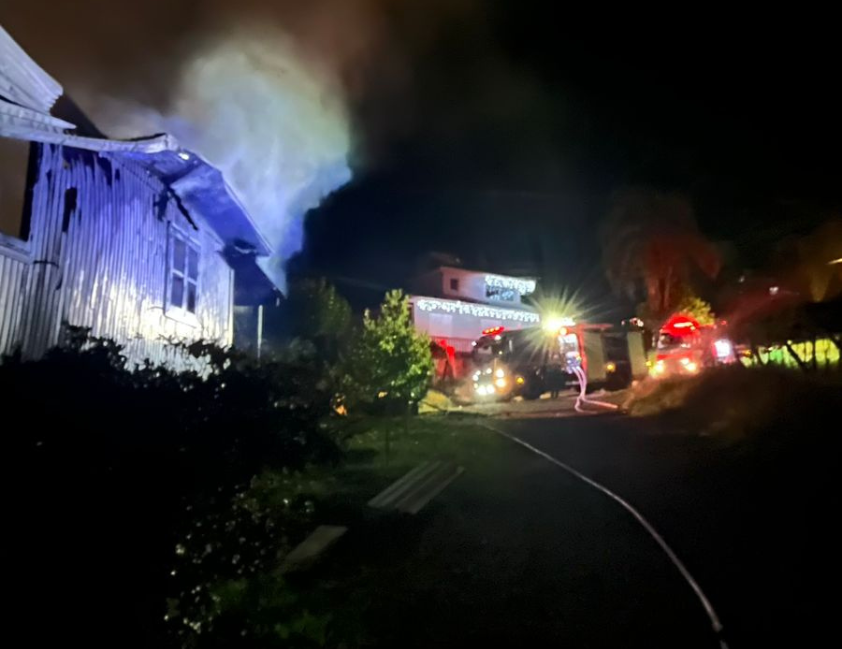 Incêndio aconteceu na noite de terça-feira, 23 na RS-431, em Faria Lemos; não houve vítimas.