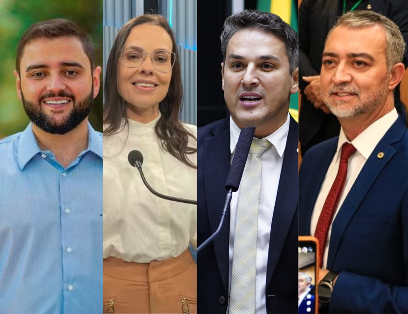 Pré-candidatos RS 2026 reunidos em eventos políticos