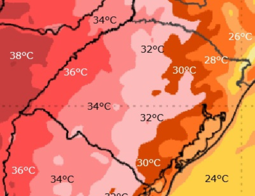 Calor inicia a partir da tarde desta sexta-feira
