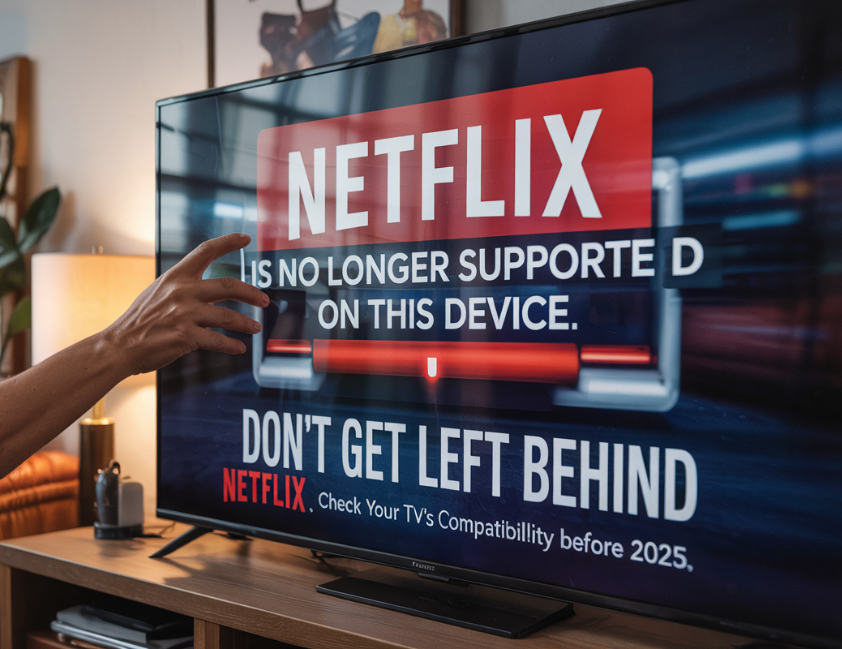 Netflix não funciona em TVs antigas