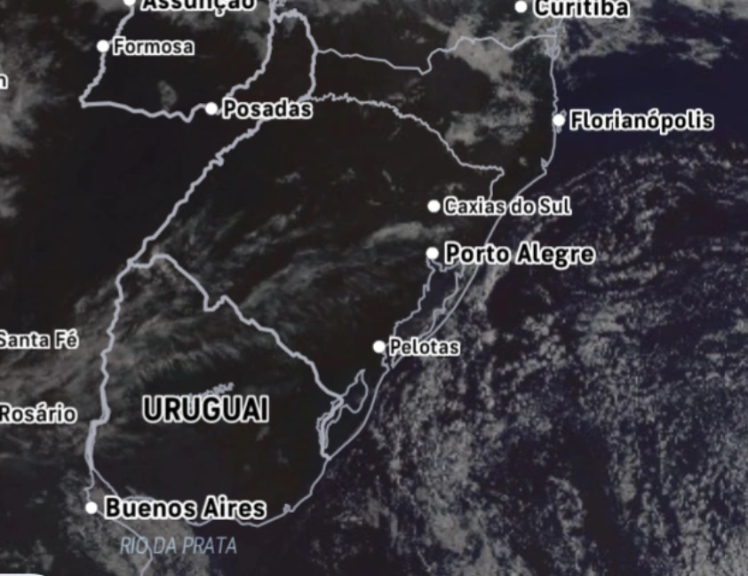 Semana terá tempo seco e quente no RS, com pancadas isoladas no litoral e pouca chuva em fevereiro.