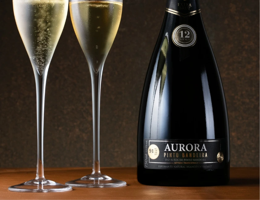 Aurora em feiras europeias com espumantes e vinhos leves e sem álcool