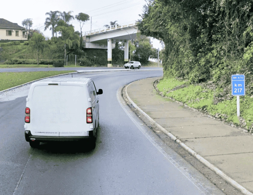 Estreitamento de pista começa nesta segunda-feira, 9, entre os km 216 e 200 da BR 470