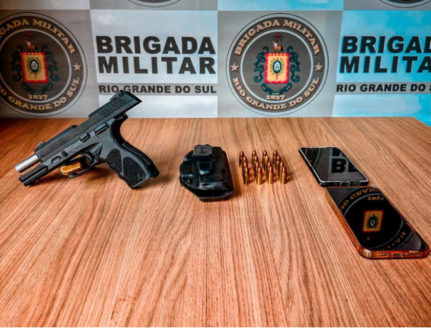 Homem é preso por porte ilegal de arma no bairro Verona, em Bento Gonçalves