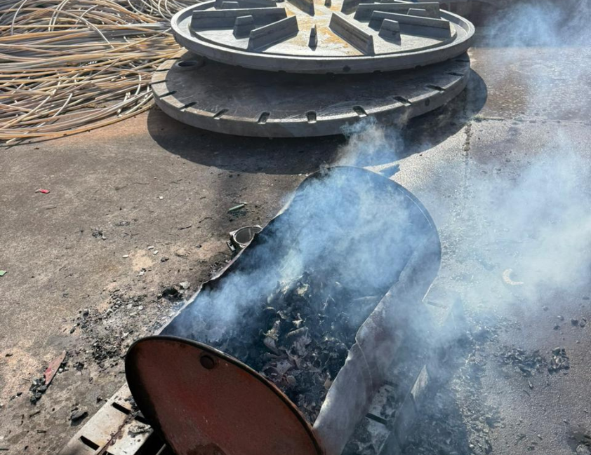 Fumaça no shopping L’América mobiliza bombeiros em Bento